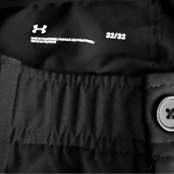 Under Armour UA Drive Golf Pants Straight Leg Fit Men's 32x32 Black Reg. $85 EUC - Picture 8 of 9